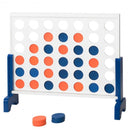 Wooden 4 in a Row Game Toy For Adults Kids with Carrying bag-White