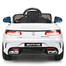 12 V Mercedes-Benz S63 Licensed Kids Ride On Car-White
