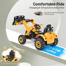 12 V Battery Powered Kids Ride on Dumper Truck-Yellow