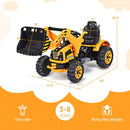 12 V Battery Powered Kids Ride on Dumper Truck-Yellow