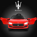 12V Remote Control Maserati Licensed Kids Ride on Car-Red