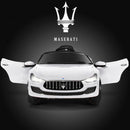 12V Remote Control Maserati Licensed Kids Ride on Car-White