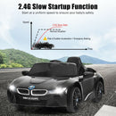 12V Licensed BMW Kids Ride On Car with Remote Control-Black