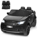 12V Licensed 2-Seater Land Rover Kid Ride On Car -Black