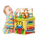 7-in-1 Wooden Activity Cube Toy