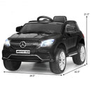 12V Mercedes Benz GLE Licensed Kids Ride On Car -Black
