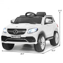 12V Mercedes Benz GLE Licensed Kids Ride On Car -White