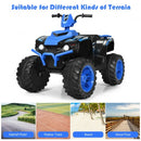 12V Kids 4-Wheeler ATV Quad Ride On Car -Navy