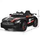 12V Mercedes Benz AMG Licensed Kids Ride On Car with 2.4G Remote Control and Swing Function-Black