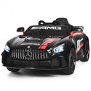 12V Mercedes Benz AMG Licensed Kids Ride On Car with 2.4G Remote Control and Swing Function-Black