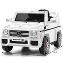Mercedes Benz G65 Licensed Remote Control Kids Riding Car-White