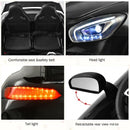 12V Kids Ride On Car Mercedes Benz AMG GTR with Remote and LED Lights-Black