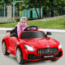 12V Licensed Mercedes Benz Kids Ride-On Car with Remote Control-Red