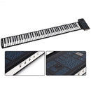 Rechargeable 88 Keys Electronic Roll up Piano with Pedal
